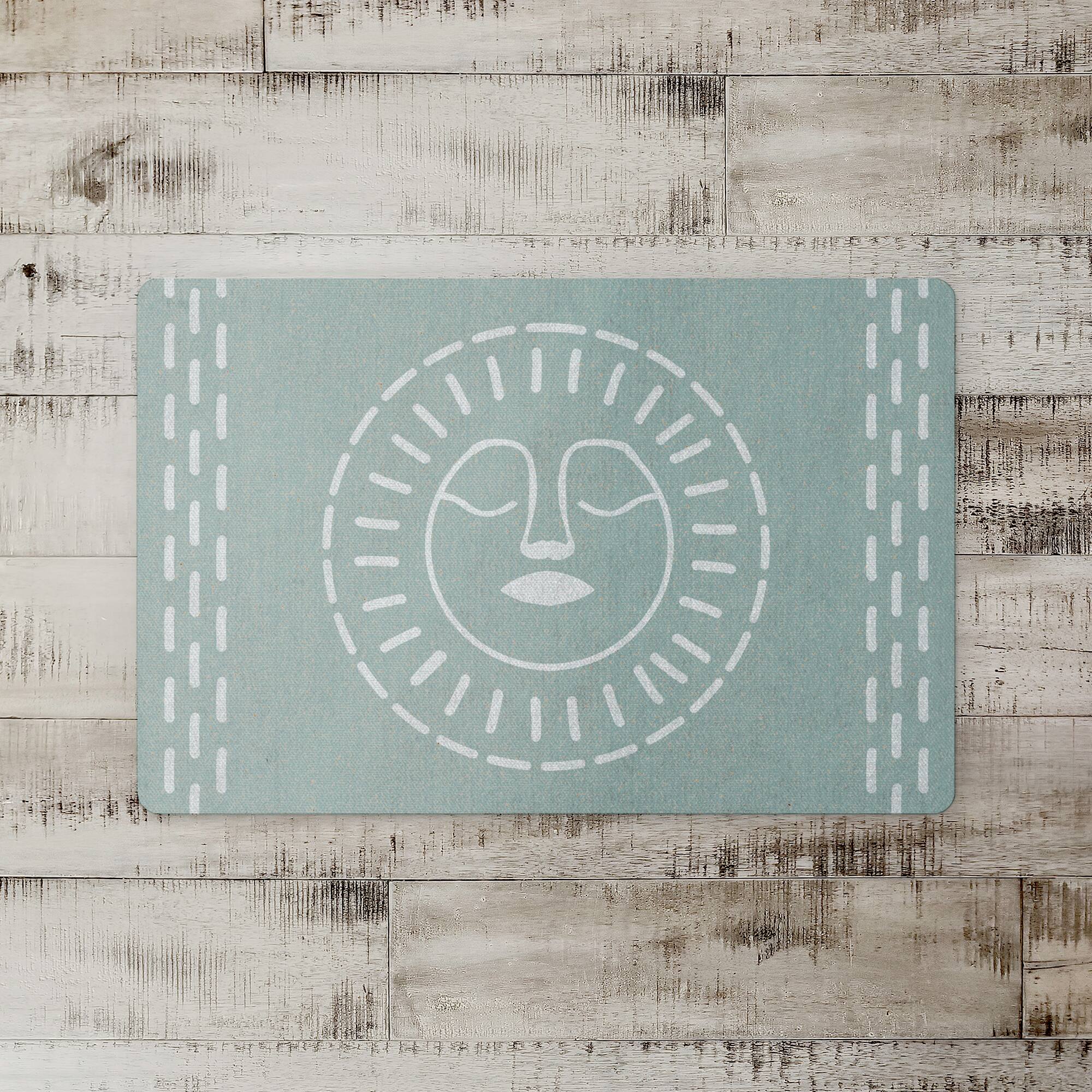 Sun Face Floor Mat, 27" x 1 8"
